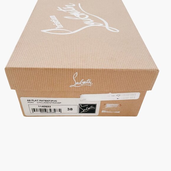 Christian Louboutin Fuchsia Striped Flats - Picture 14 of 14